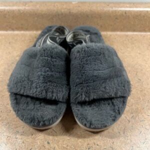 Koolaburra by UGG Fuzz'n II Slip-on Sandals - Grey Size 9